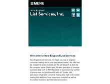 Tablet Screenshot of nelists.com